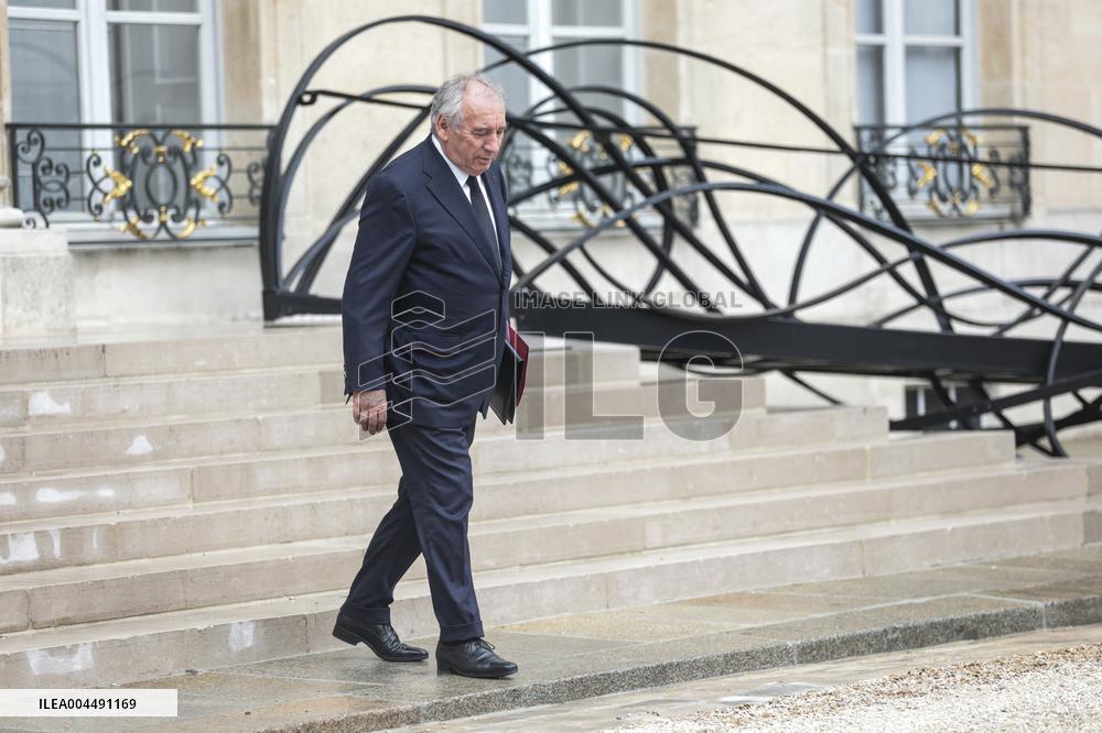 Weekly Cabinet Meeting - Paris