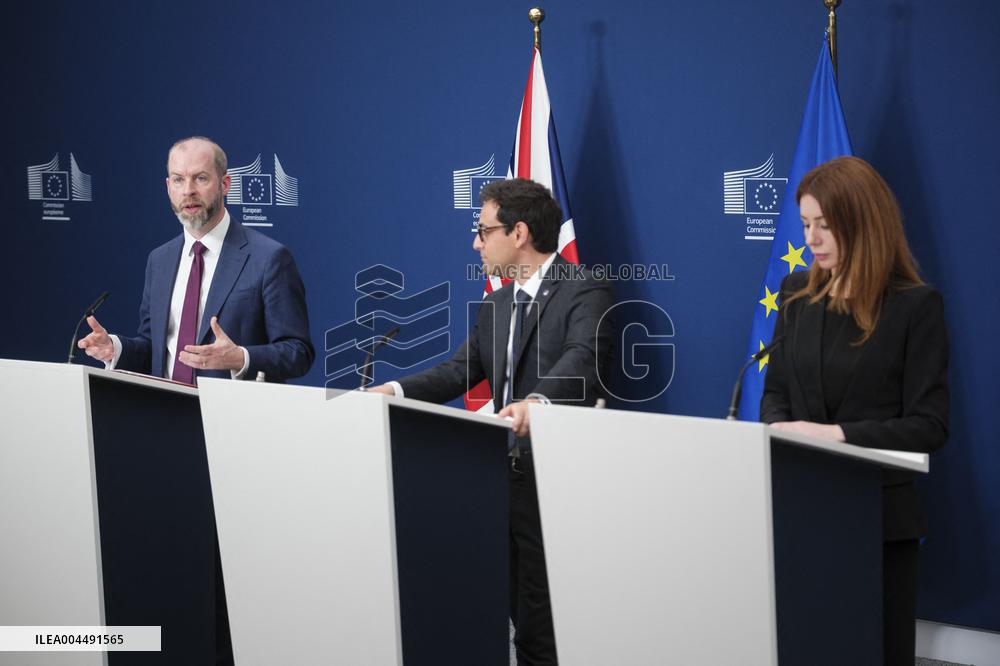EU Press Conference On Strategic Projects On Raw Materials