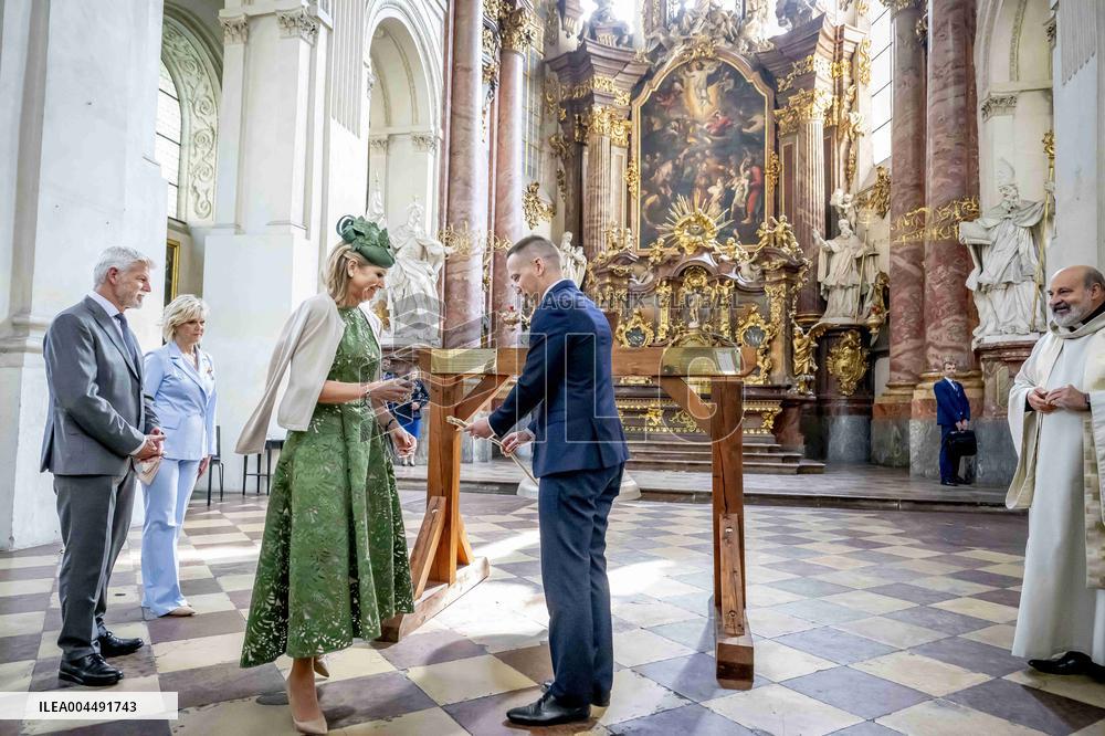 Royal Couple Visit To Prague - Day 2