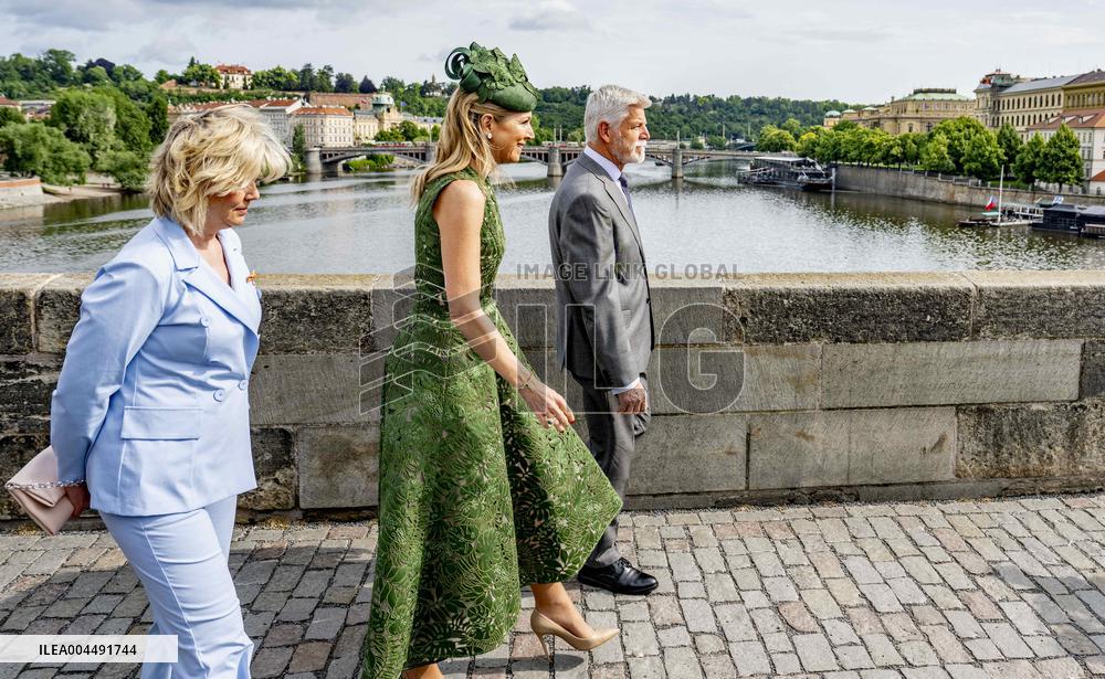 Royal Couple Visit To Prague - Day 2