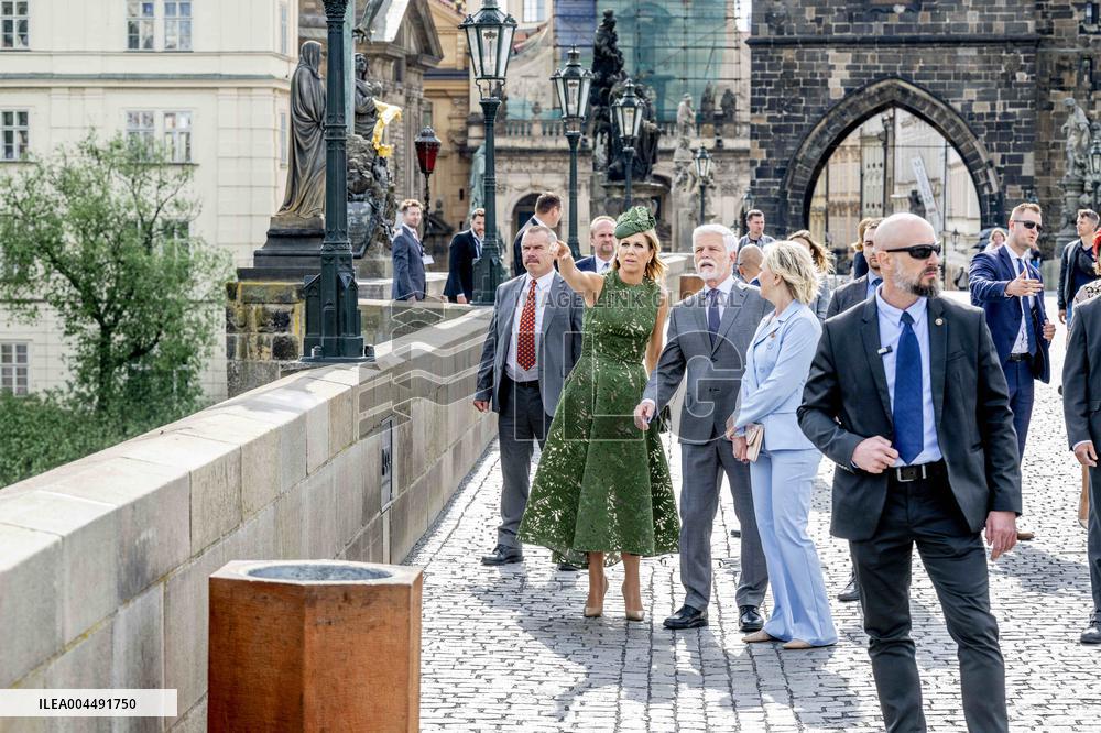 Royal Couple Visit To Prague - Day 2