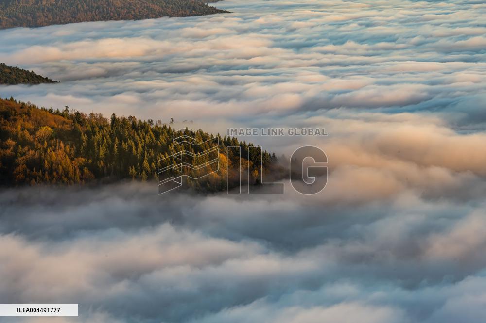 Illustration - Aerial View of France
