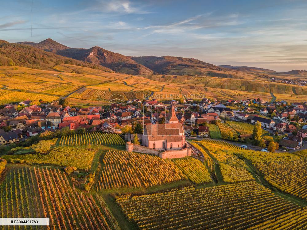 Illustration - Aerial View of France