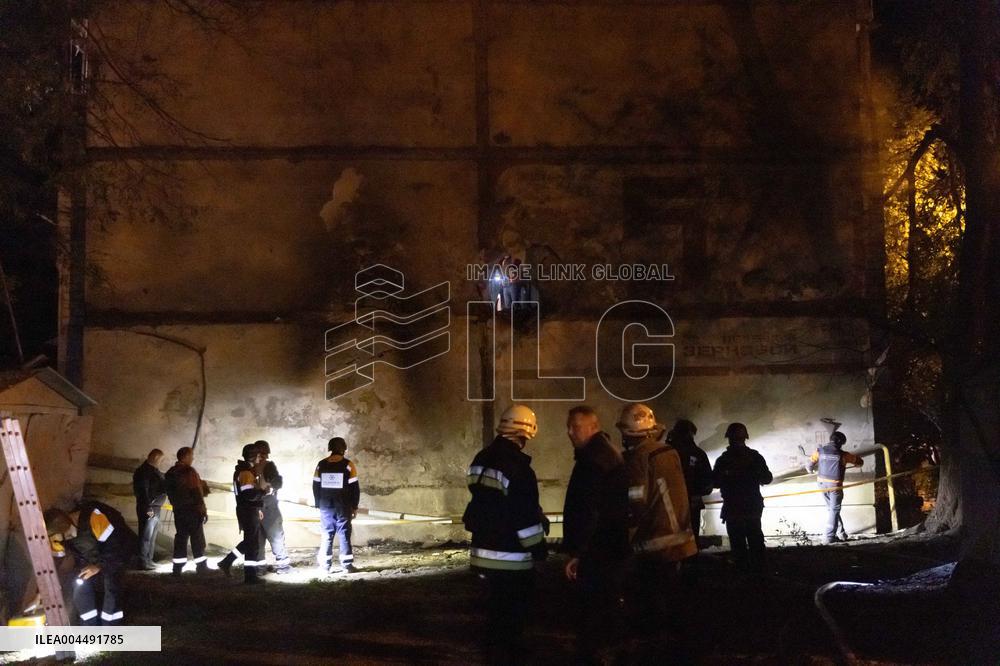 Russian Drone Strike - Kharkiv