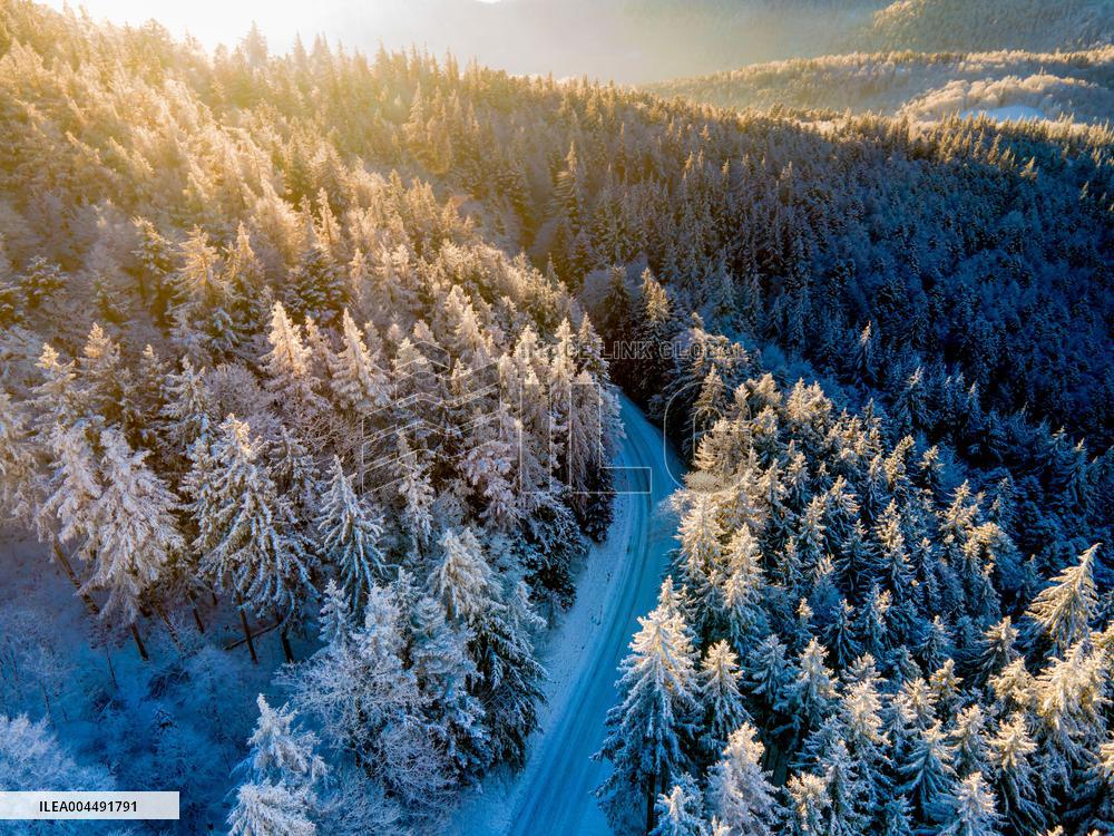 Illustration - Aerial View of France