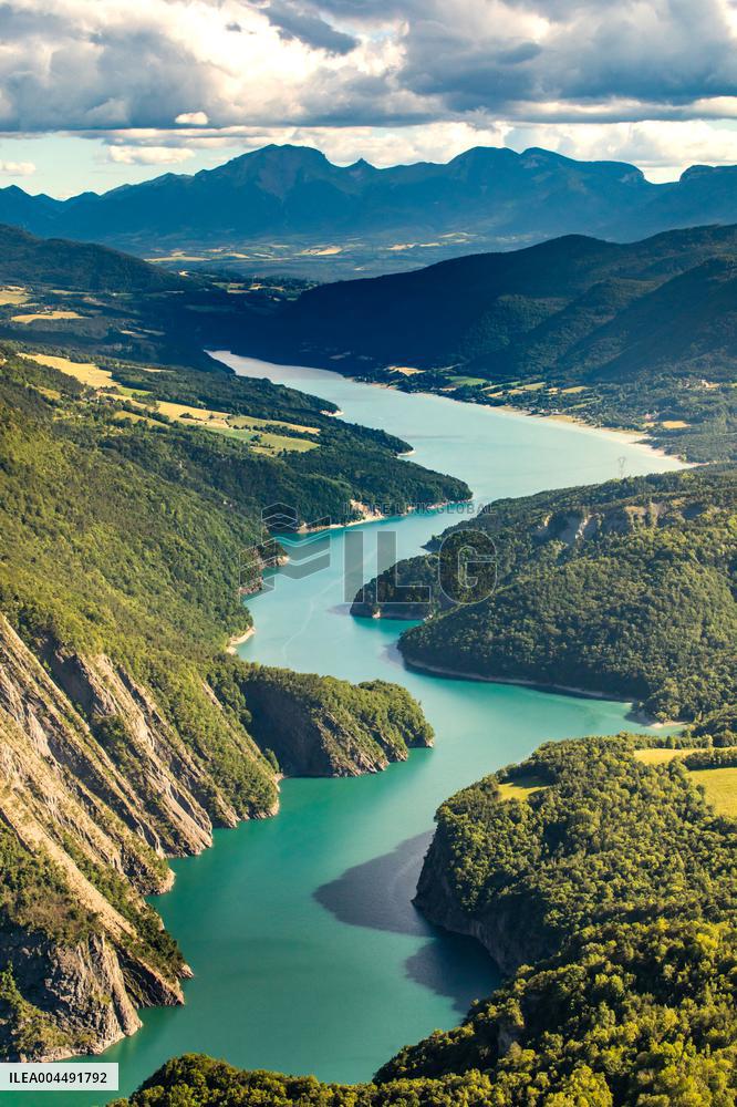 Illustration - Aerial View of France