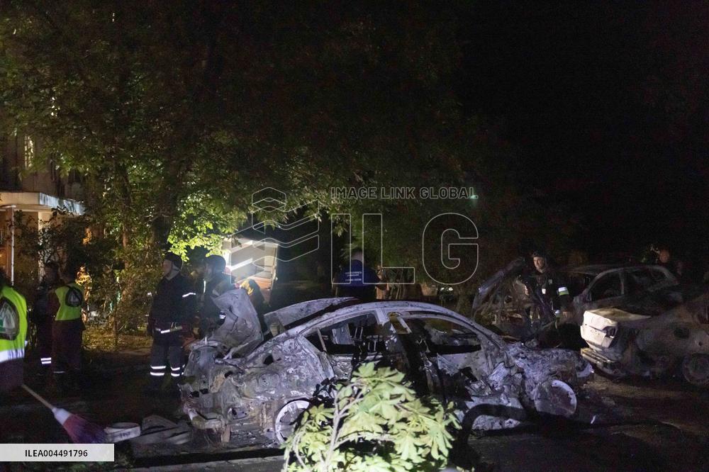 Russian Drone Strike - Kharkiv