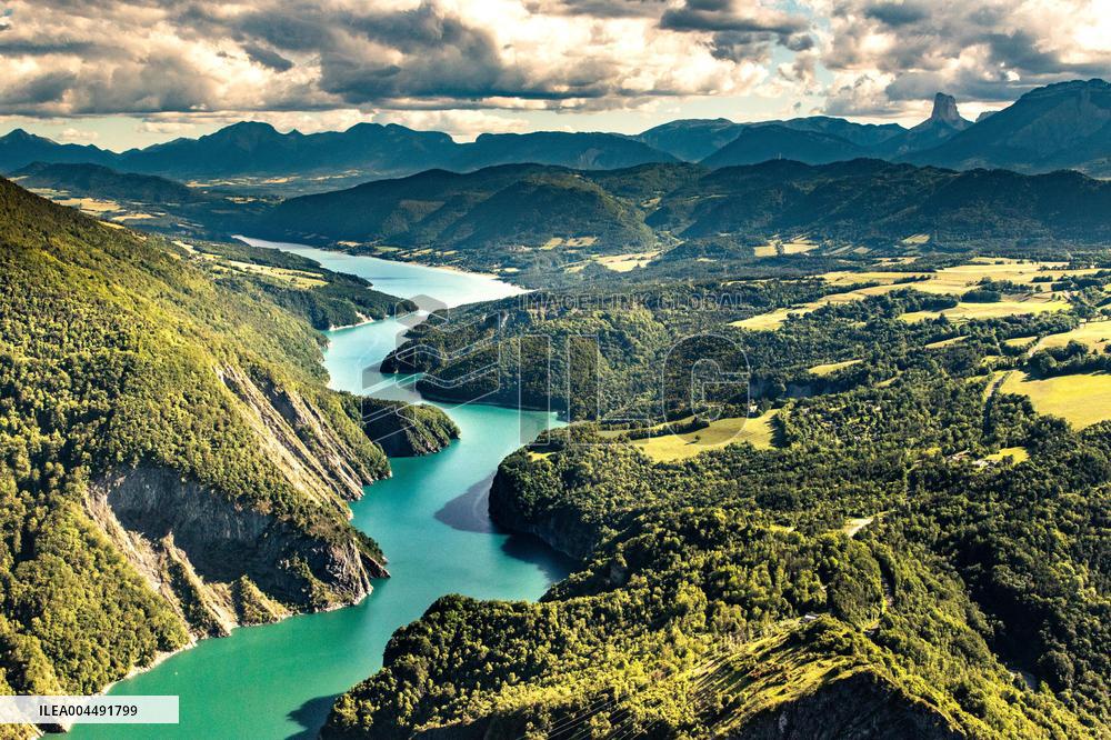 Illustration - Aerial View of France