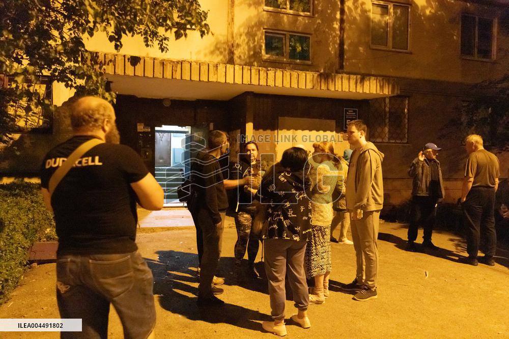 Russian Drone Strike - Kharkiv