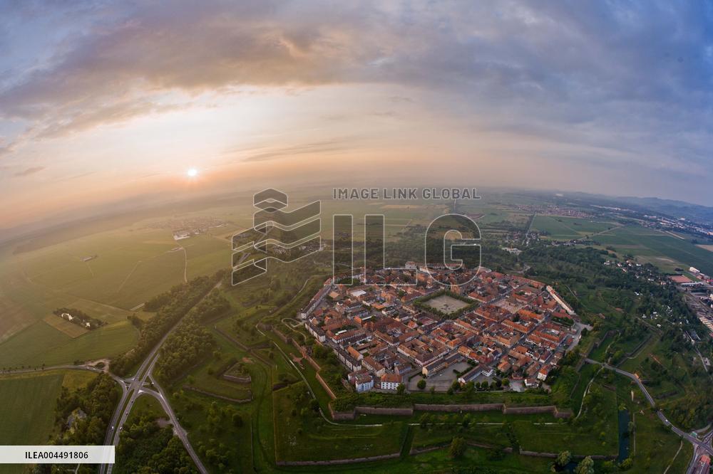 Illustration - Aerial View of France