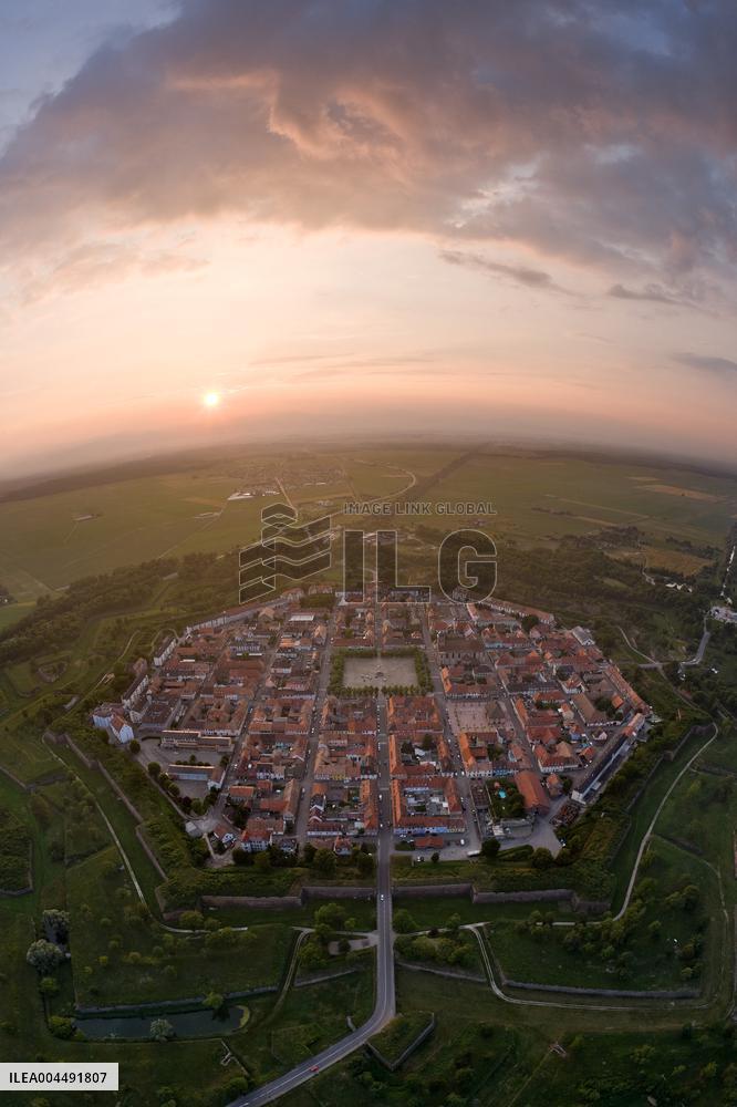 Illustration - Aerial View of France