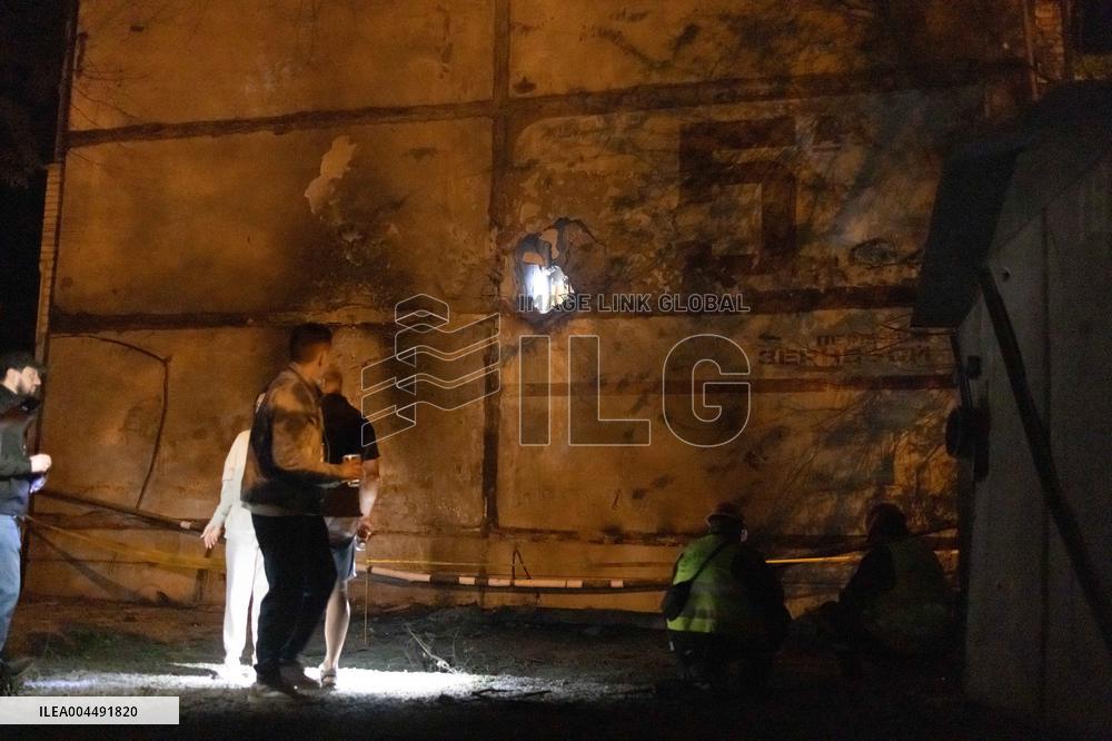 Russian Drone Strike - Kharkiv