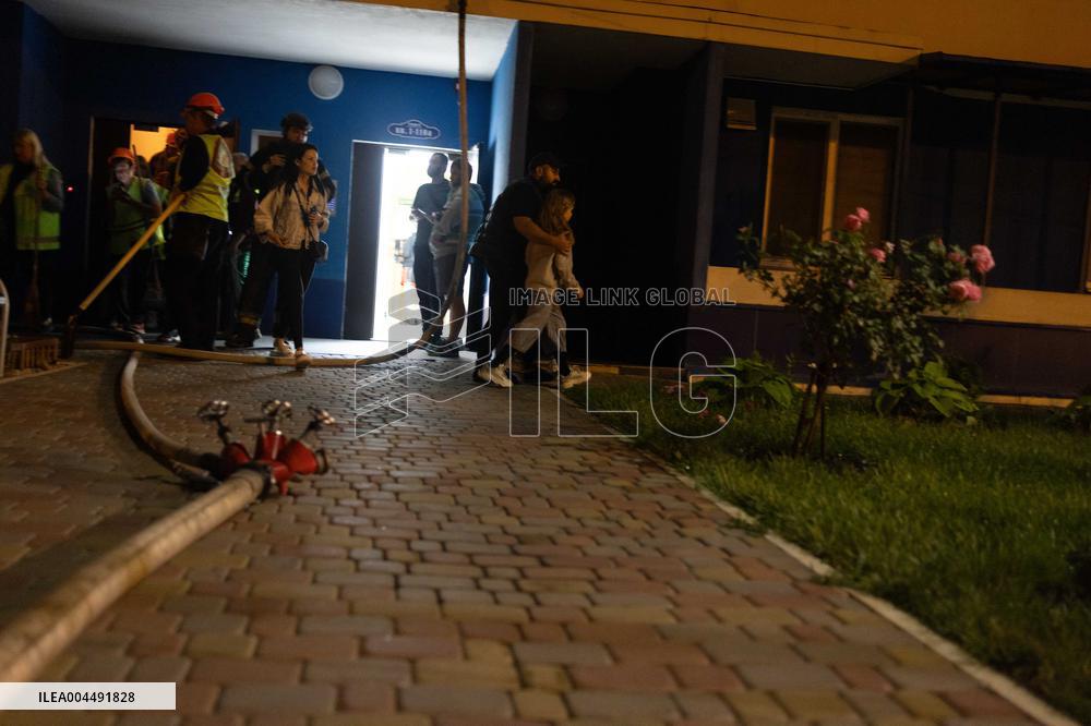 Russian Drone Strike - Kharkiv