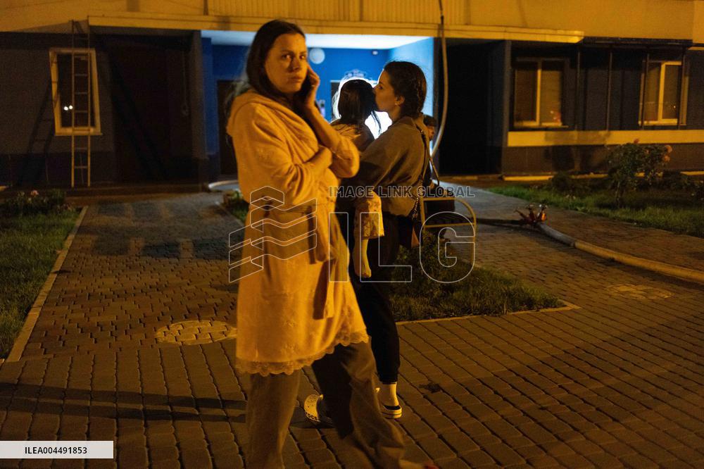 Russian Drone Strike - Kharkiv