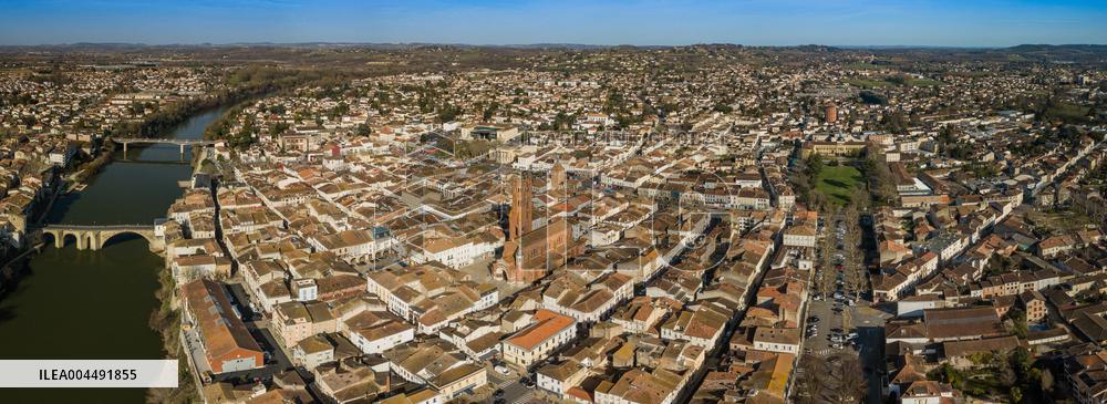 Illustration - Aerial View of France