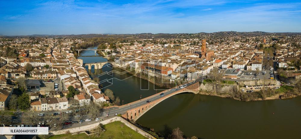 Illustration - Aerial View of France