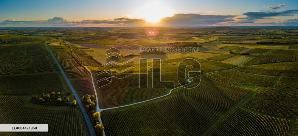 Illustration - Aerial View of France