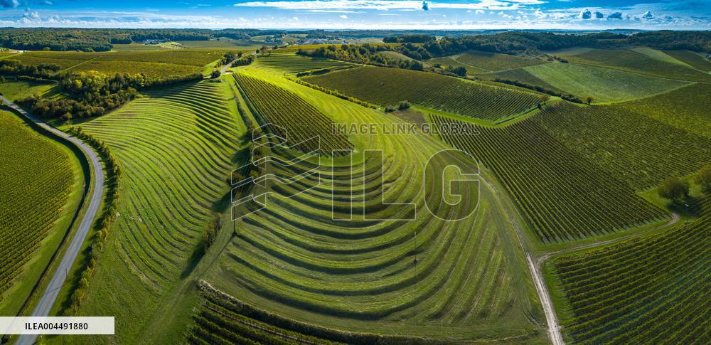 Illustration - Aerial View of France