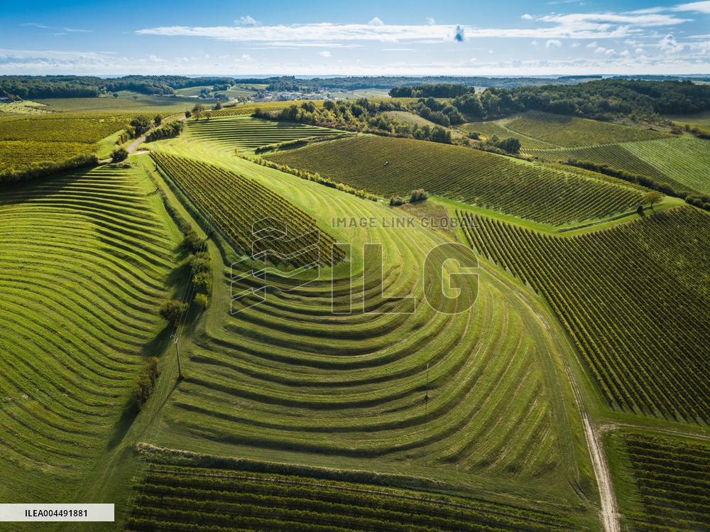 Illustration - Aerial View of France