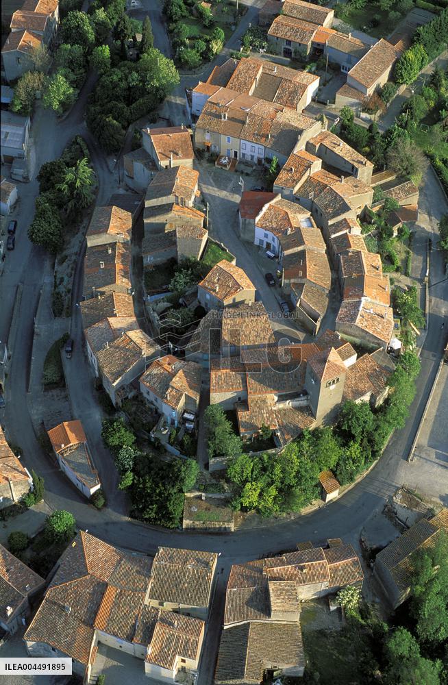 Illustration - Aerial View of France