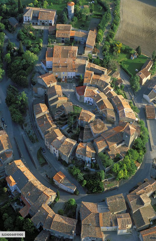 Illustration - Aerial View of France