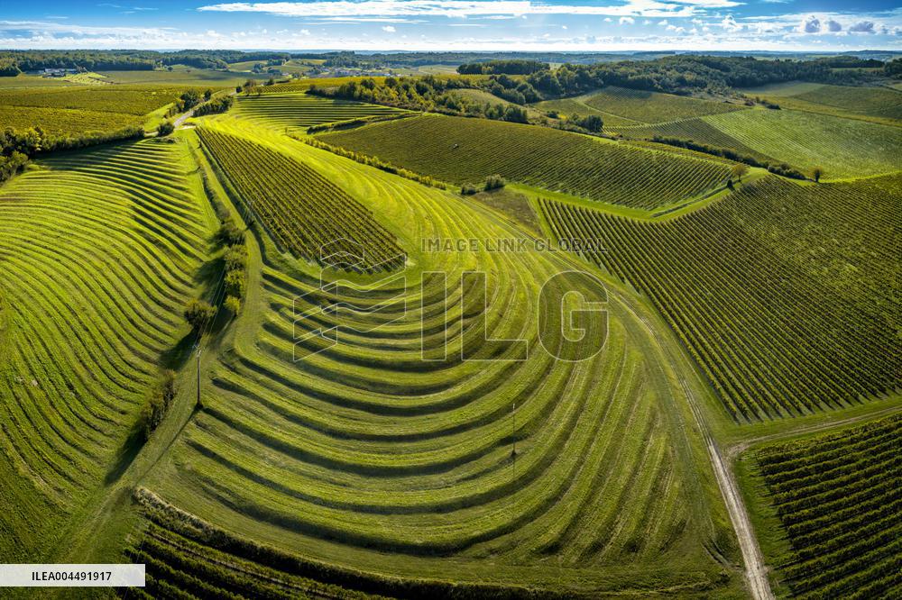 Illustration - Aerial View of France