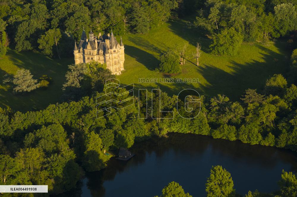 Illustration - Aerial View of France