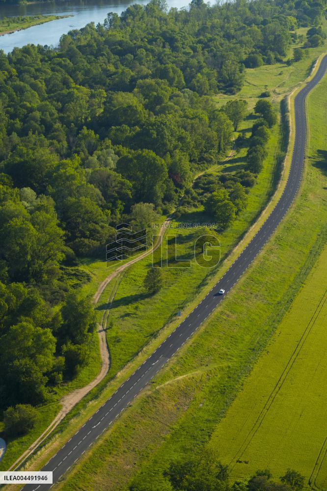 Illustration - Aerial View of France
