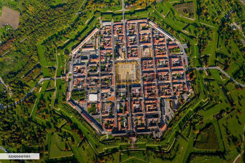 Illustration - Aerial View of France