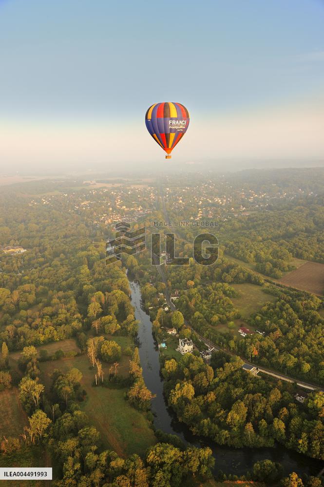 Illustration - Aerial View of France