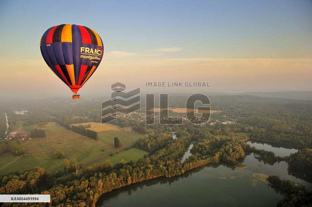 Illustration - Aerial View of France