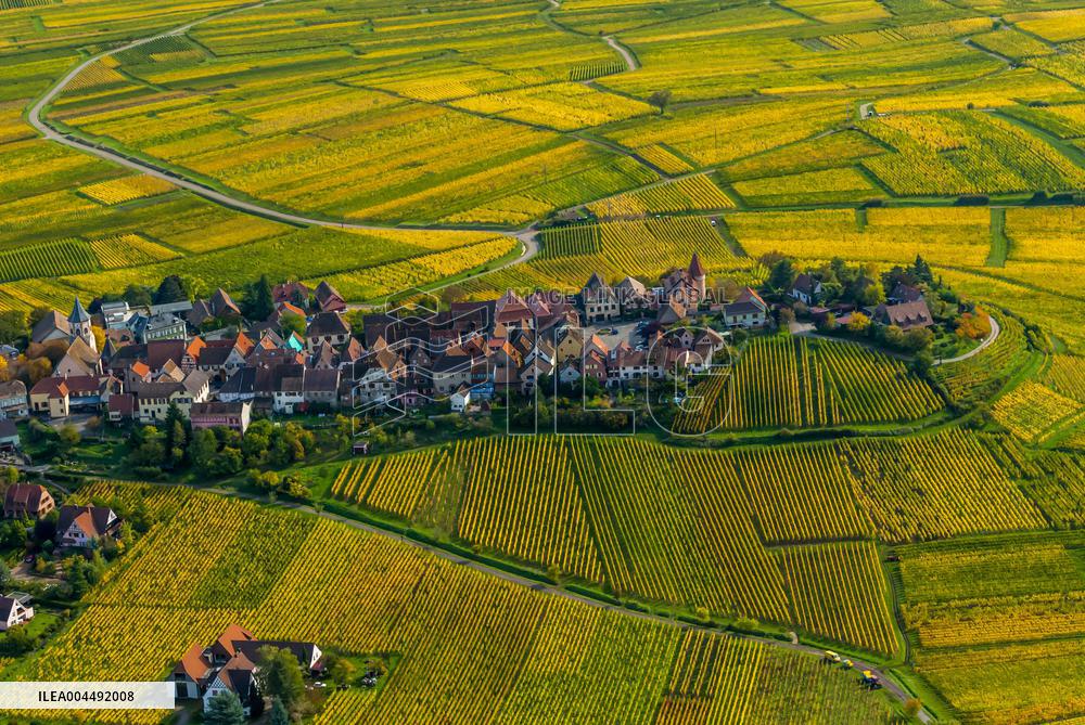 Illustration - Aerial View of France