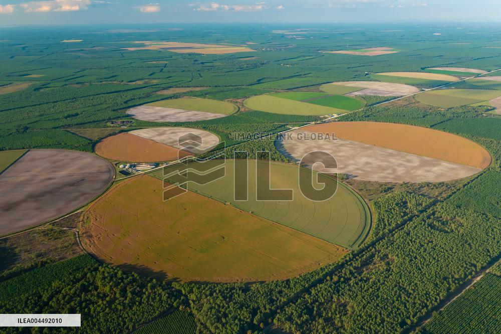 Illustration - Aerial View of France