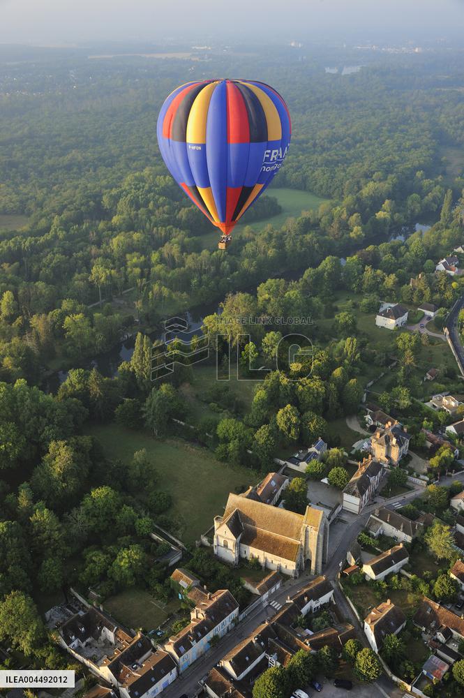 Illustration - Aerial View of France
