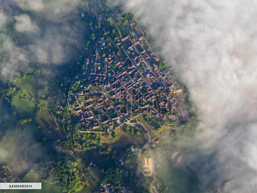 Illustration - Aerial View of France
