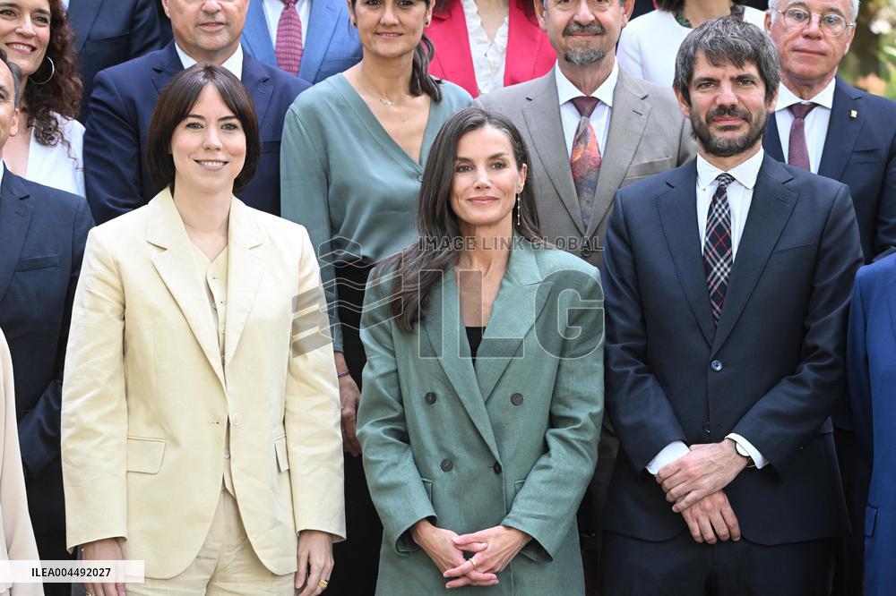 Queen Letizia At Meeting With The Board Of The Student Residence - Madrid