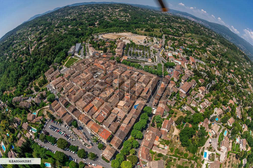 Illustration - Aerial View of France