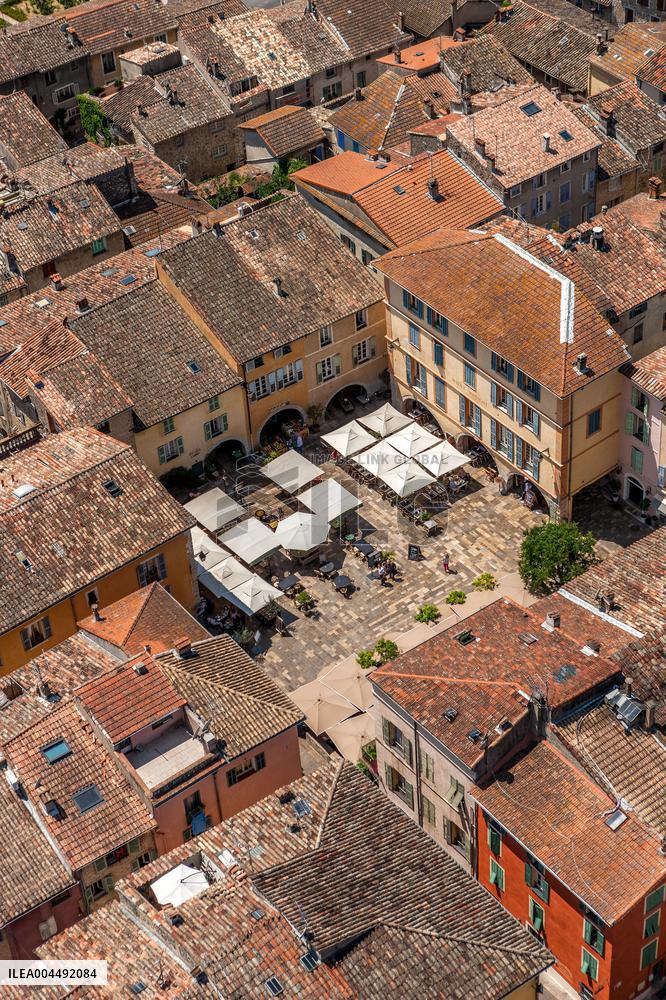 Illustration - Aerial View of France