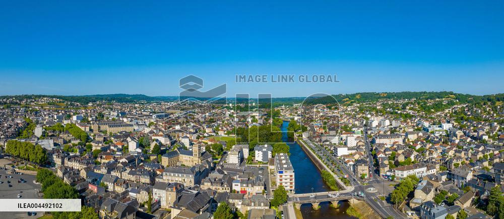 Illustration - Aerial View of France