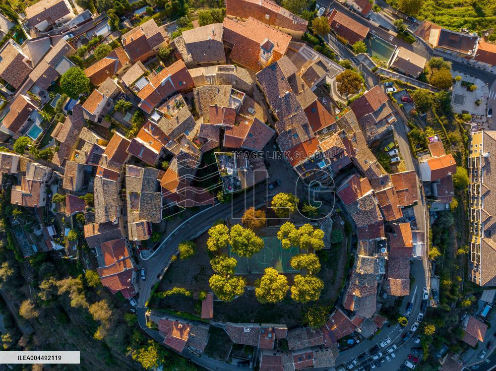 Illustration - Aerial View of France