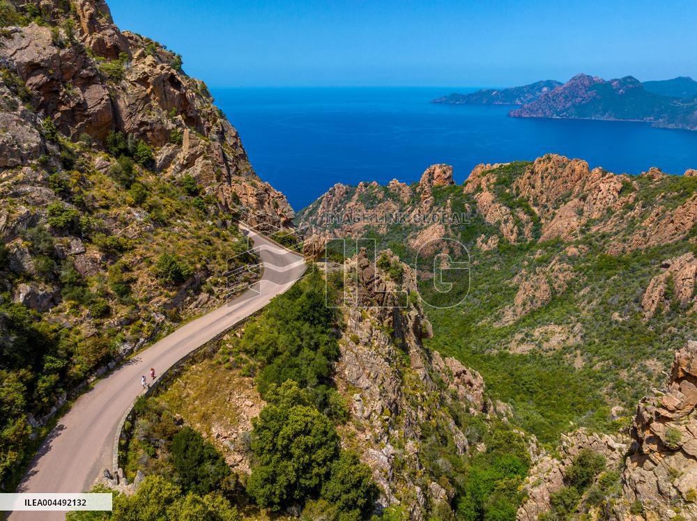Illustration - Aerial View of France
