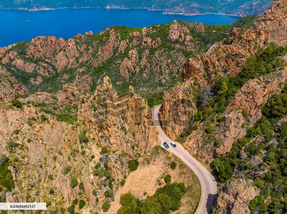 Illustration - Aerial View of France