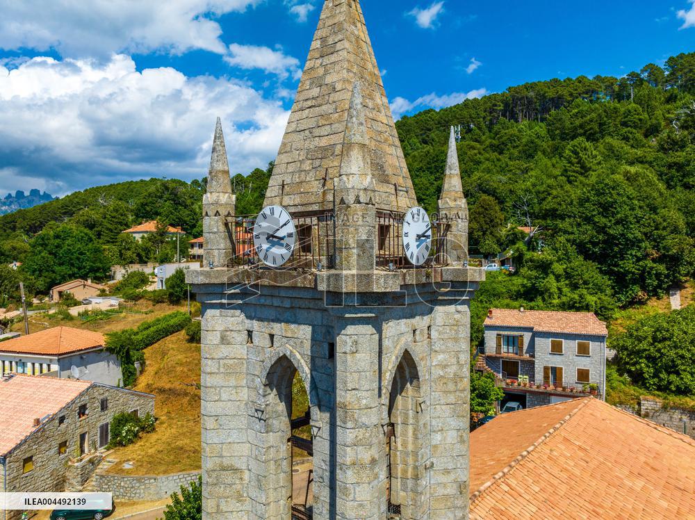Illustration - Aerial View of France