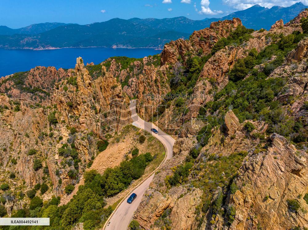 Illustration - Aerial View of France