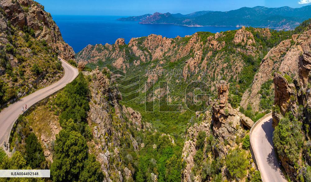 Illustration - Aerial View of France