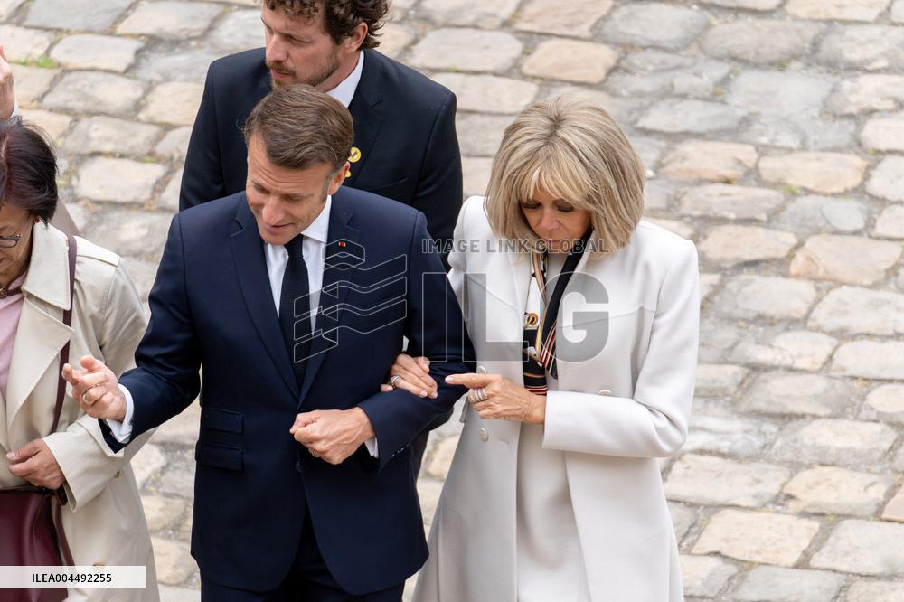 Emmanuel Macron welcomes Lula Da Silva to Les Invalides - Paris AJ