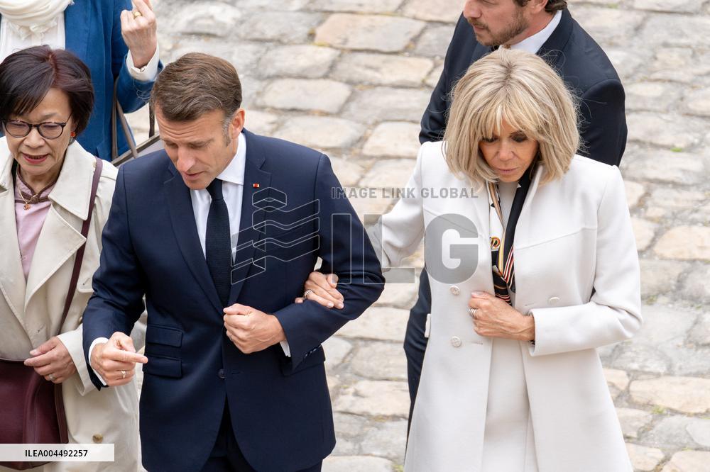 Emmanuel Macron welcomes Lula Da Silva to Les Invalides - Paris AJ