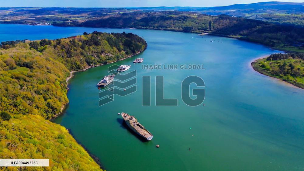 Illustration - Aerial View of France