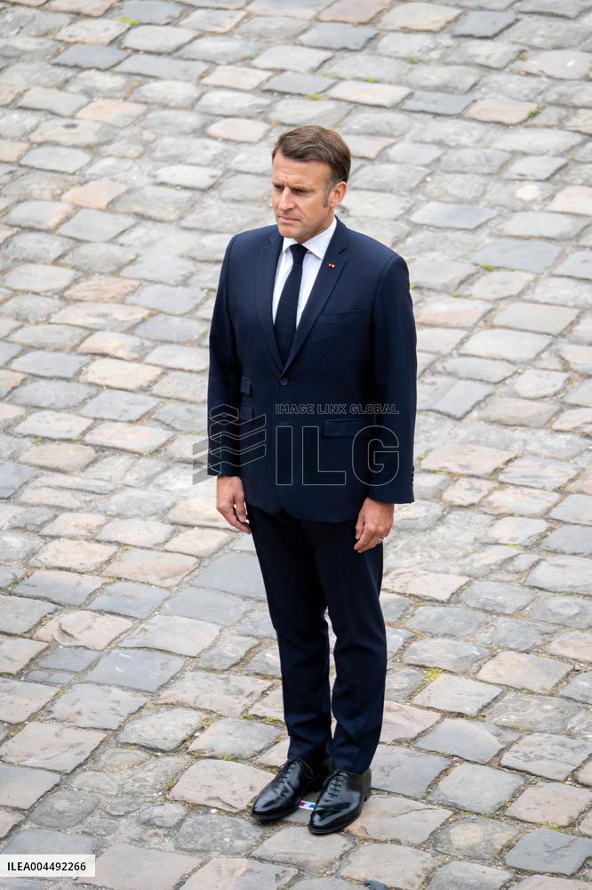 Emmanuel Macron welcomes Lula Da Silva to Les Invalides - Paris AJ