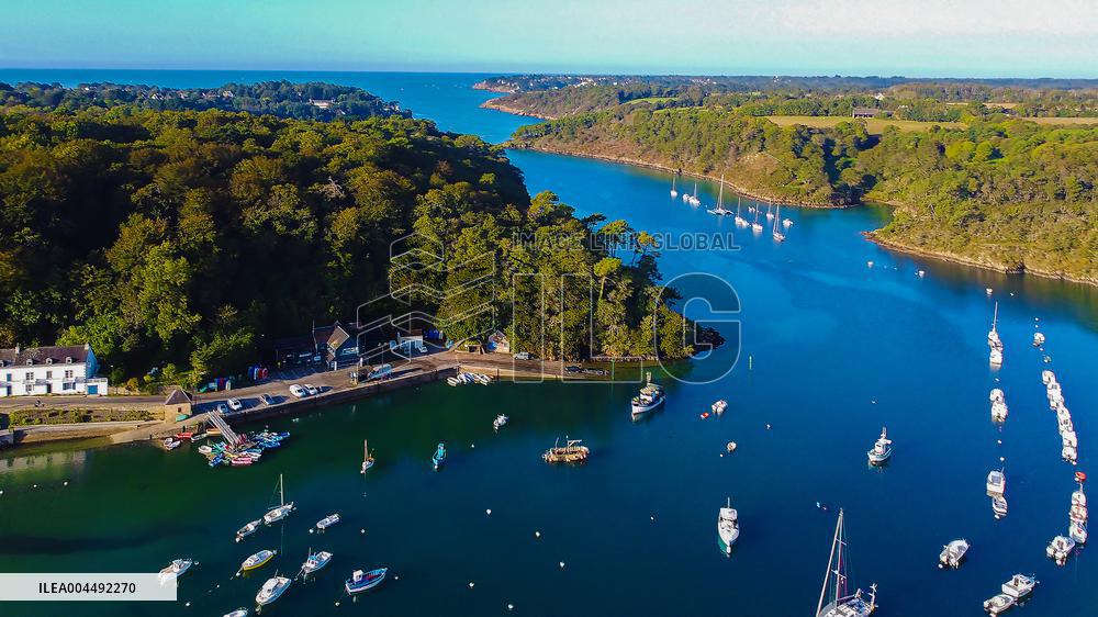 Illustration - Aerial View of France